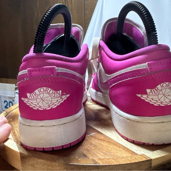 Air Jordan 1 Low Alt PS Fire Pink White Shoes FN7376-600 Kid's Size  5Y - Picture 3 of 8